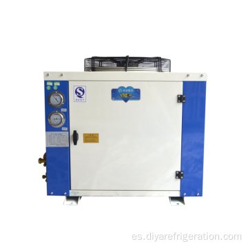 Condensador de enfriamiento de aire de refrigerador de flujo plano tipo U